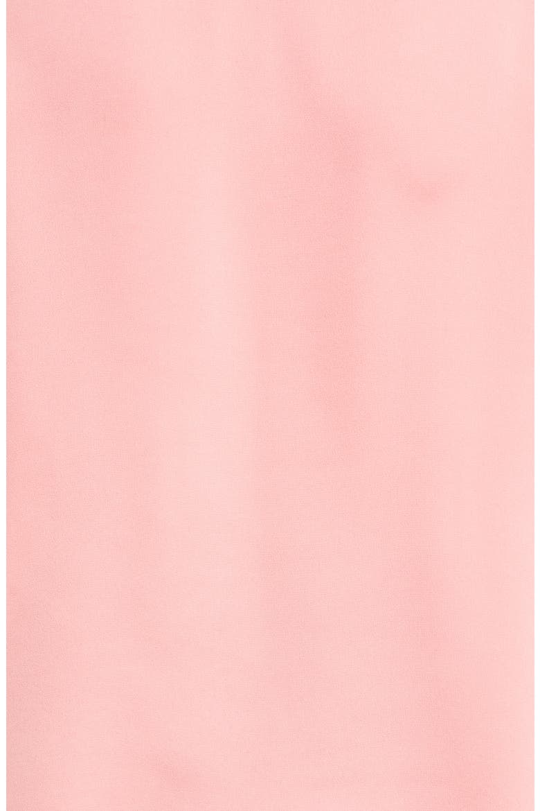 Crêpe de Chine Ruffle Sleeve Top, Alternate, color, SUGAR