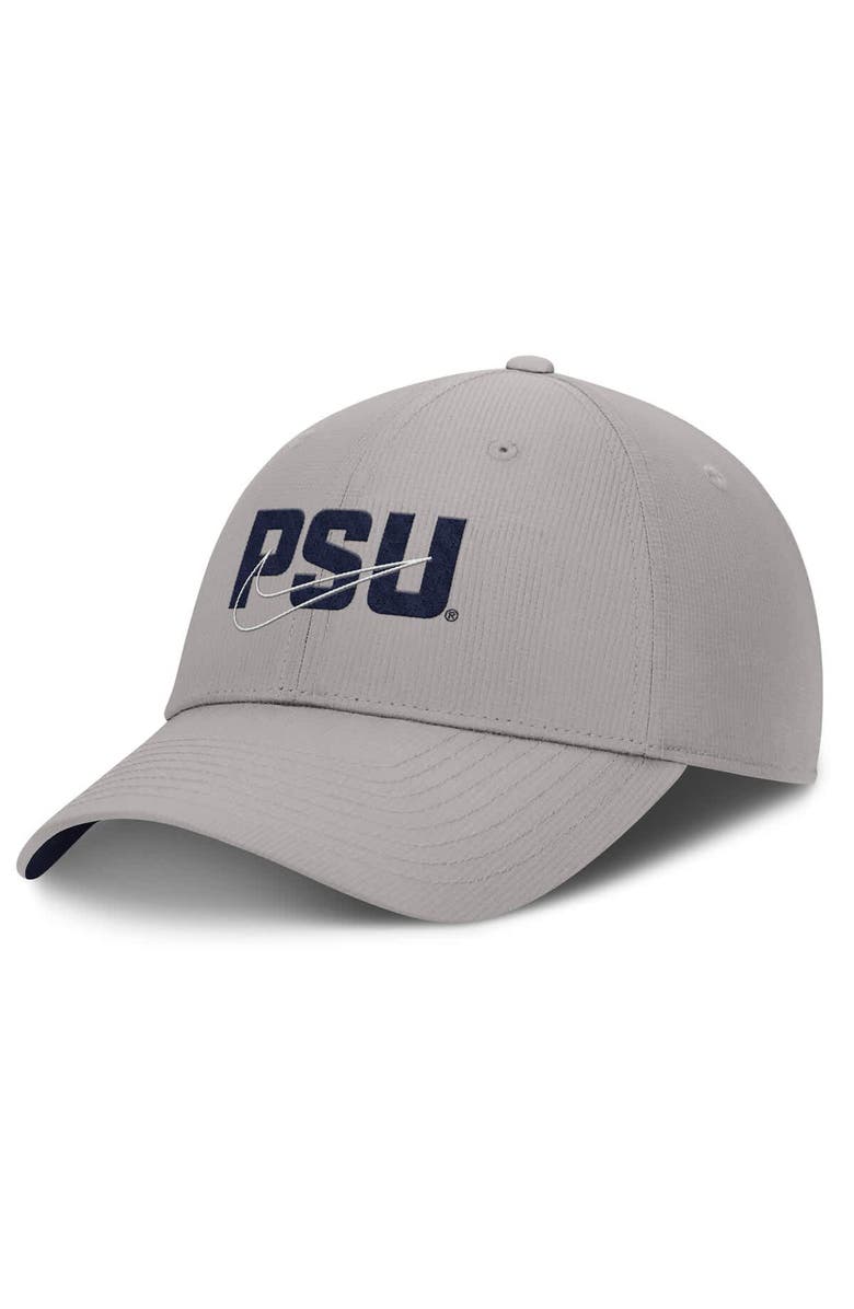 Nike Men's Nike Gray Penn State Nittany Lions Club Prep Performance Adjustable Hat, Main, color, Gray