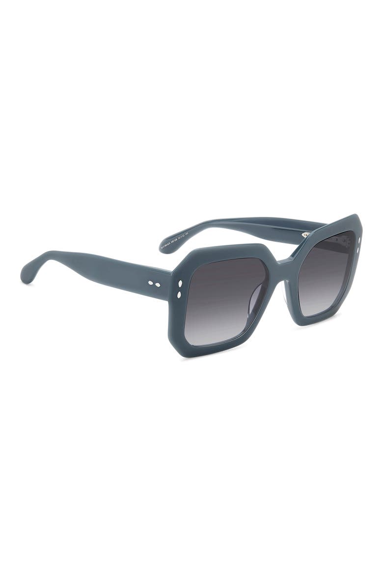 53mm Gradient Rectangular Sunglasses, Alternate, color, 0KB7-GB