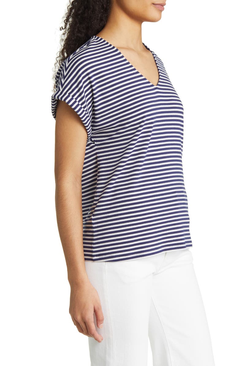 Tommy Bahama Kauai Stripe V-Neck T-Shirt, Alternate, color,