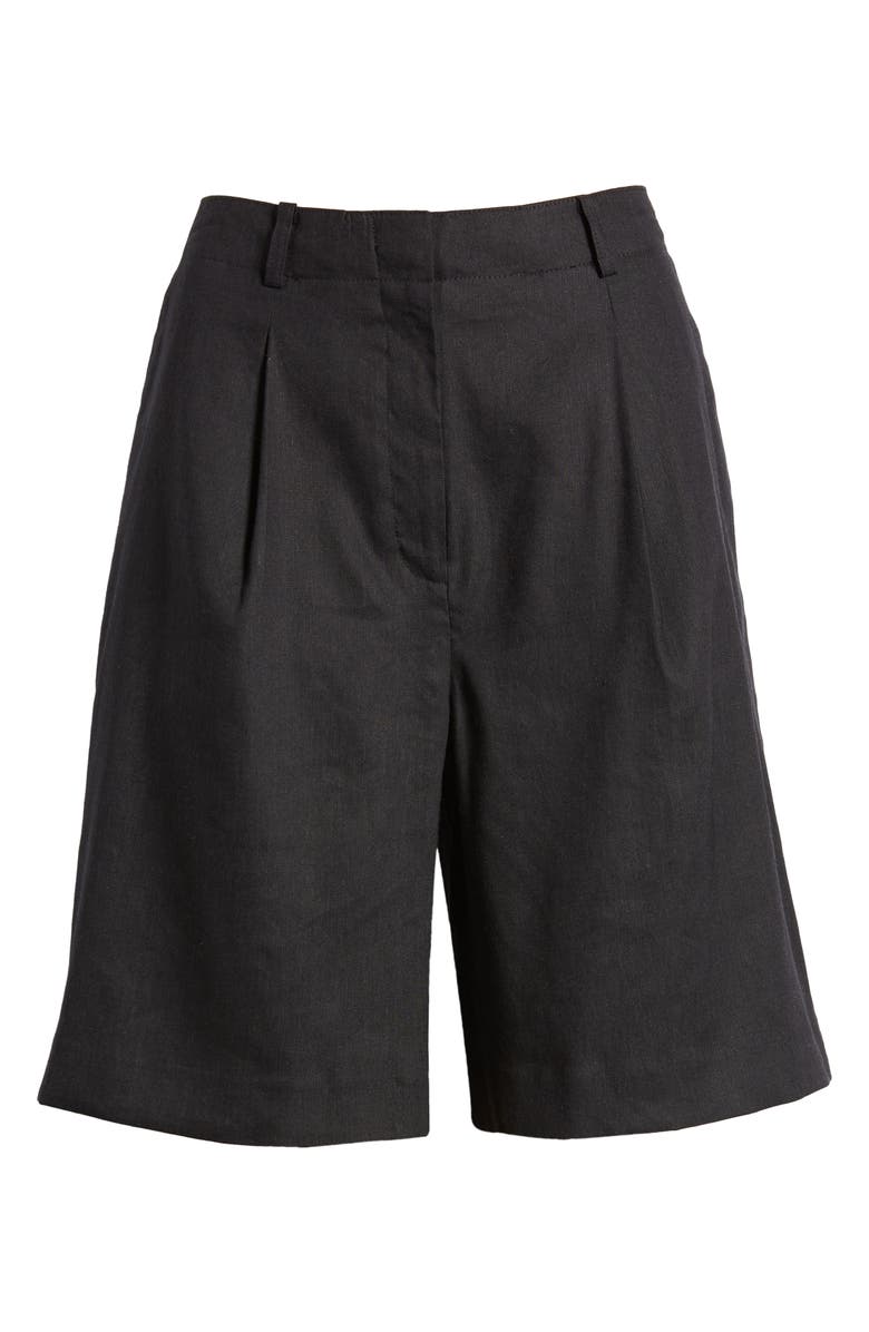 Nordstrom Wide Leg Linen Blend Shorts, Alternate, color,