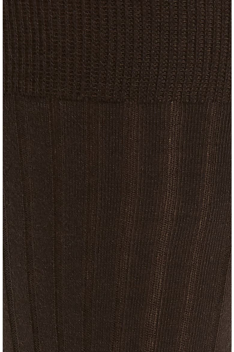 No. 13 Egyptian Cotton Blend Dress Socks, Alternate, color, BROWN