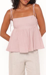 Petal & Pup Zephyra Tie Strap Babydoll Camisole