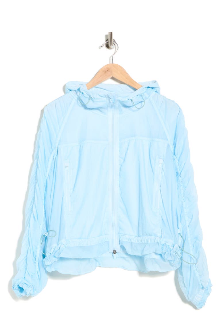 Sheer Bliss Performance Jacket, Alternate, color, BLUE