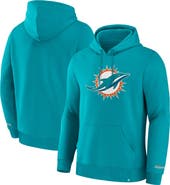 FANATICS Men's Fanatics  Aqua Miami Dolphins Legacy Fleece Pullover Hoodie