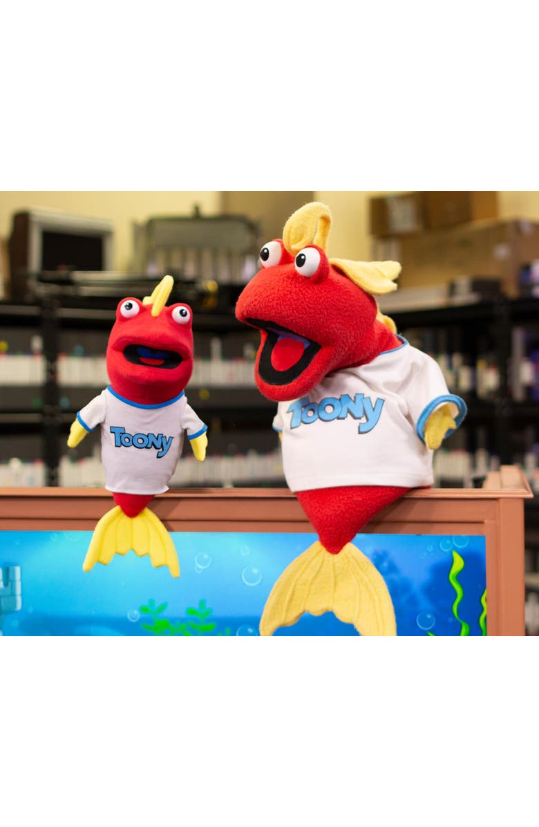 Toynk Toon In With Me Toony the Tuna Plush Toy Replica | 16 Inches Tall, Alternate, color, Red