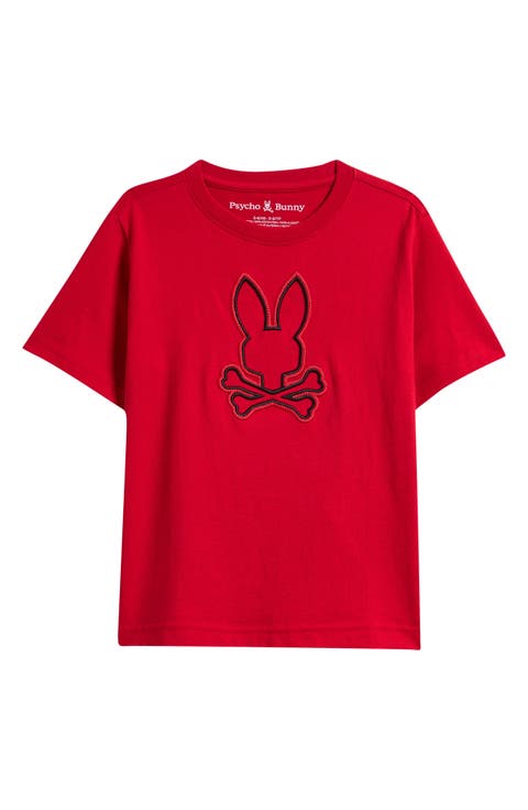 Kids' Sayer Embroidered Bunny Pima Cotton T-Shirt (Little Kid & Big Kid)