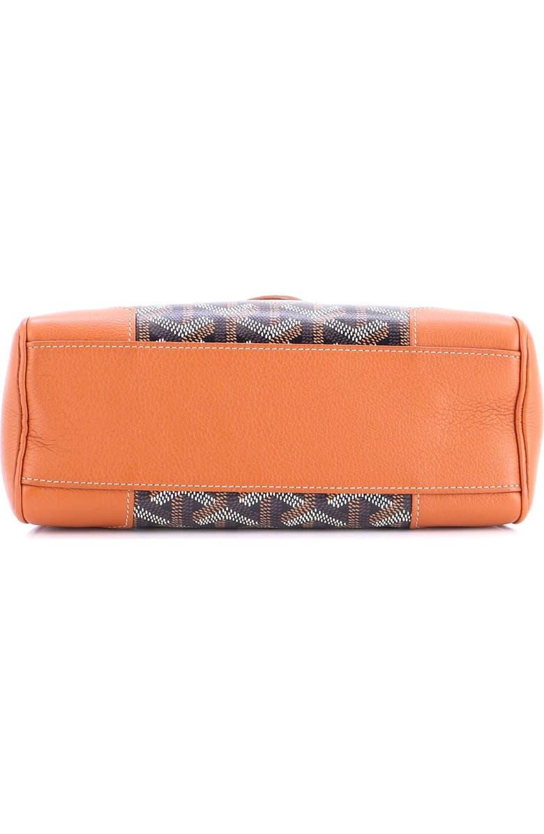 Pre-Owned Goyard Saigon Top Handle Bag Coated Canvas with Leather Mini, Alternate, color, Brown