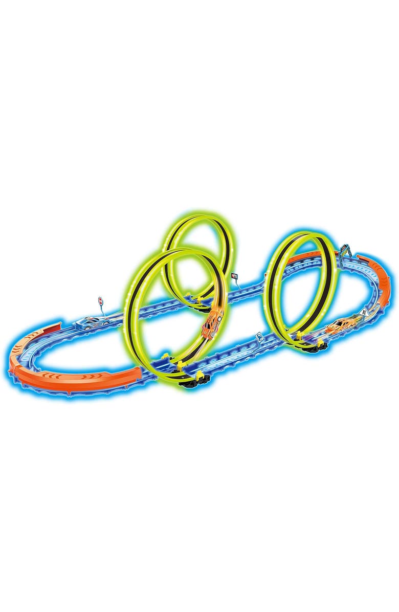 SpinForce Glow X3 RC Building Track, Main, color, Multicolored