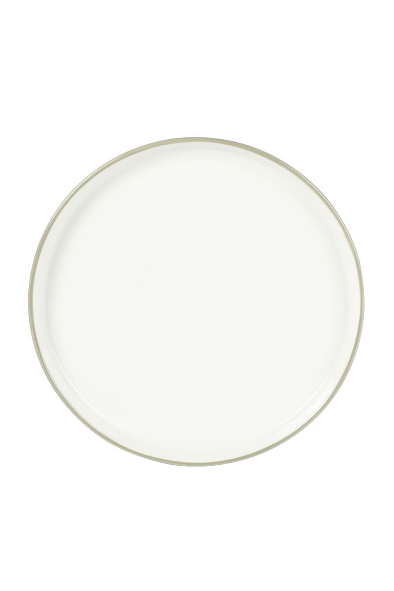 Two-Tone Porcelain Dinnerware Set, Dinner Plates, Dessert Plates, Dinner Bowls & Cereal Bowls, Alternate, color, Grey/White