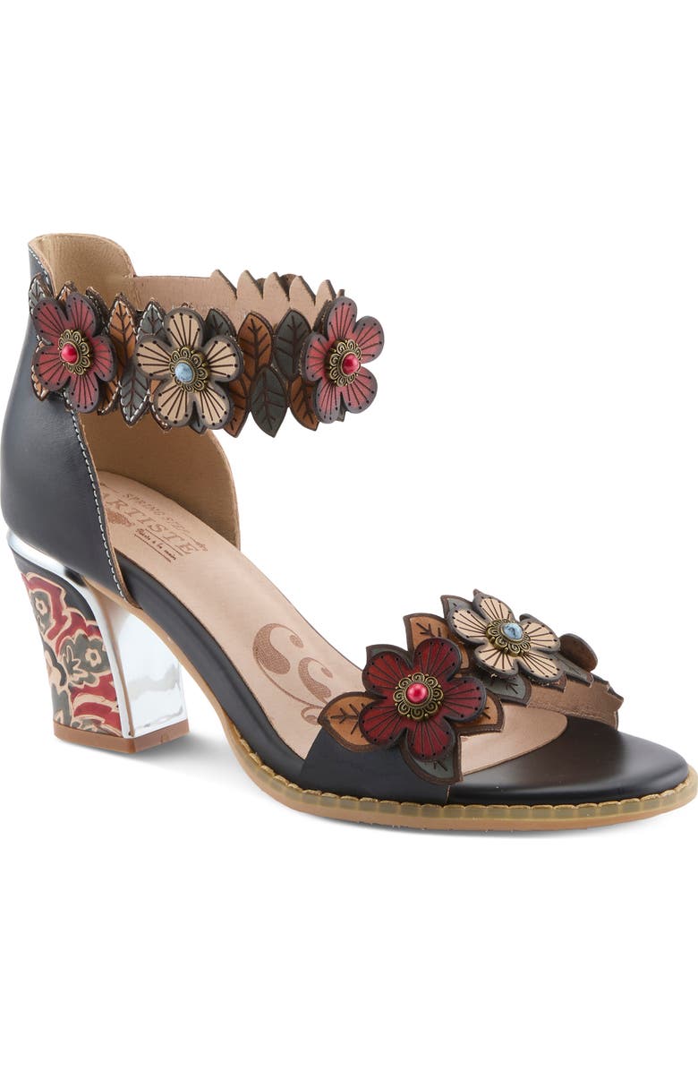 L'Artiste by Spring Step Double Love Ankle Strap Sandal, Main, color,