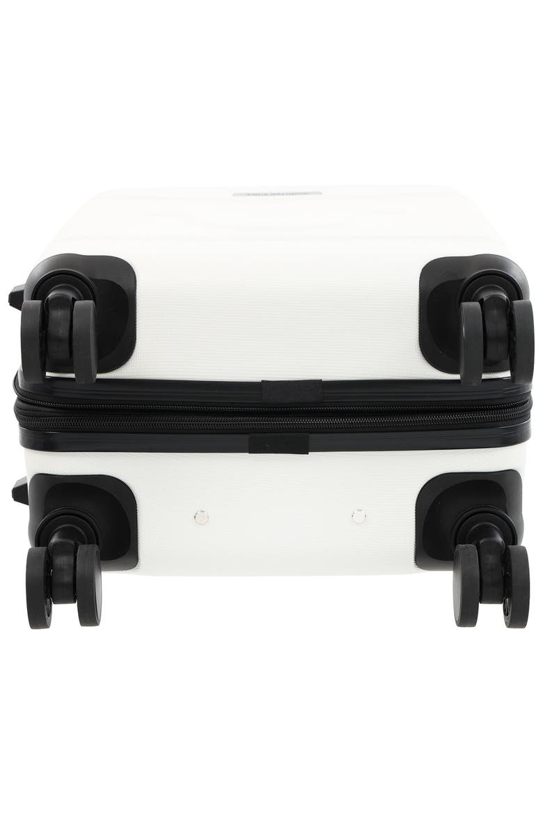 Molded U 26.5" Expandable Hardside Spinner Luggage, Alternate, color, WHITE
