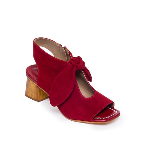 Shop Bernardo Footwear Lizzie Sandal In Dark Red