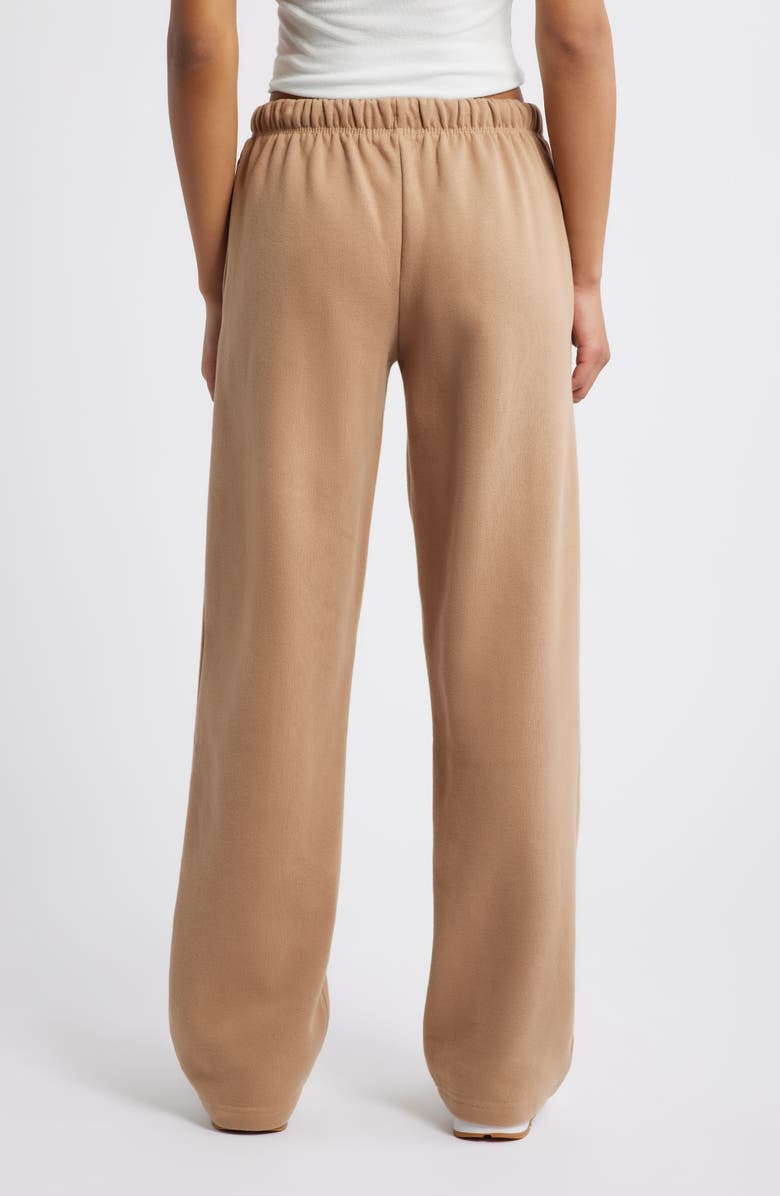 HAPPY CAMP3R Feelings Are Safe Here Embroidered Sweatpants, Alternate, color, Almond