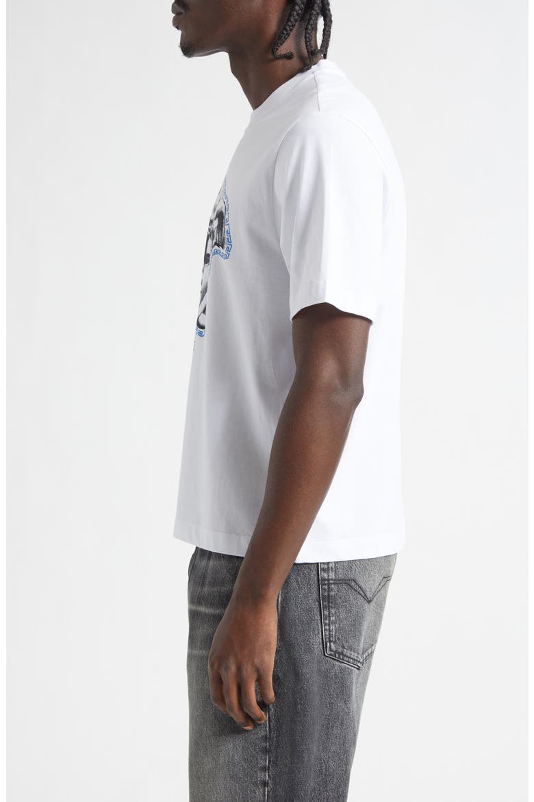 La Greca Medusa Cotton Jersey Graphic T-Shirt, Alternate, color, OPTICAL WHITE