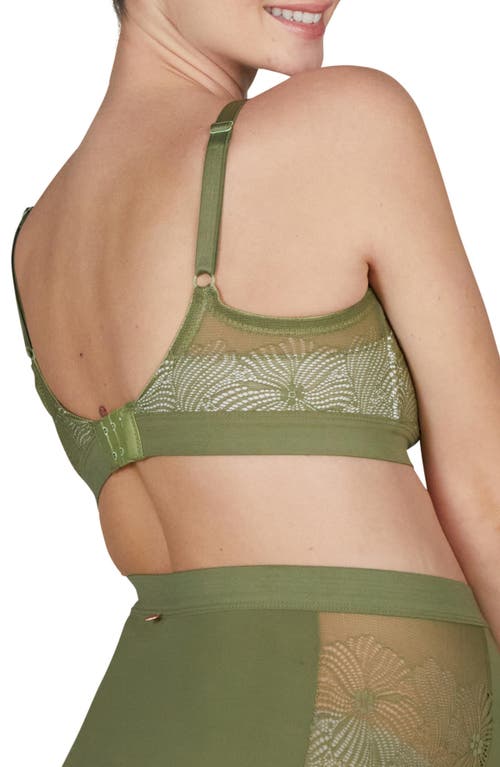 Cache Coeur Dahlia Underwired Maternity And Nursing Bra In Green