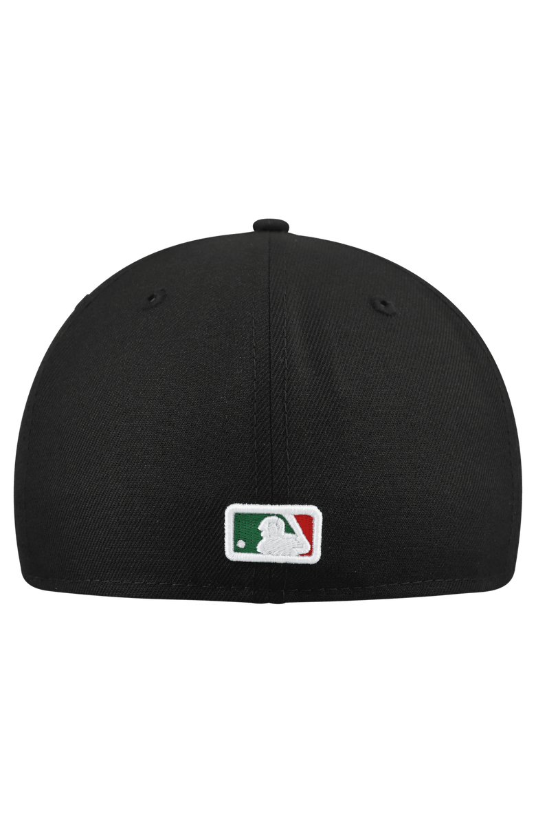 New Era Men's New Era Black Los Angeles Dodgers Mexico 59FIFTY Fitted Hat, Alternate, color, Black