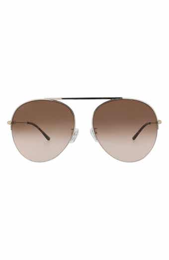 Gucci 61mm Aviator Sunglasses