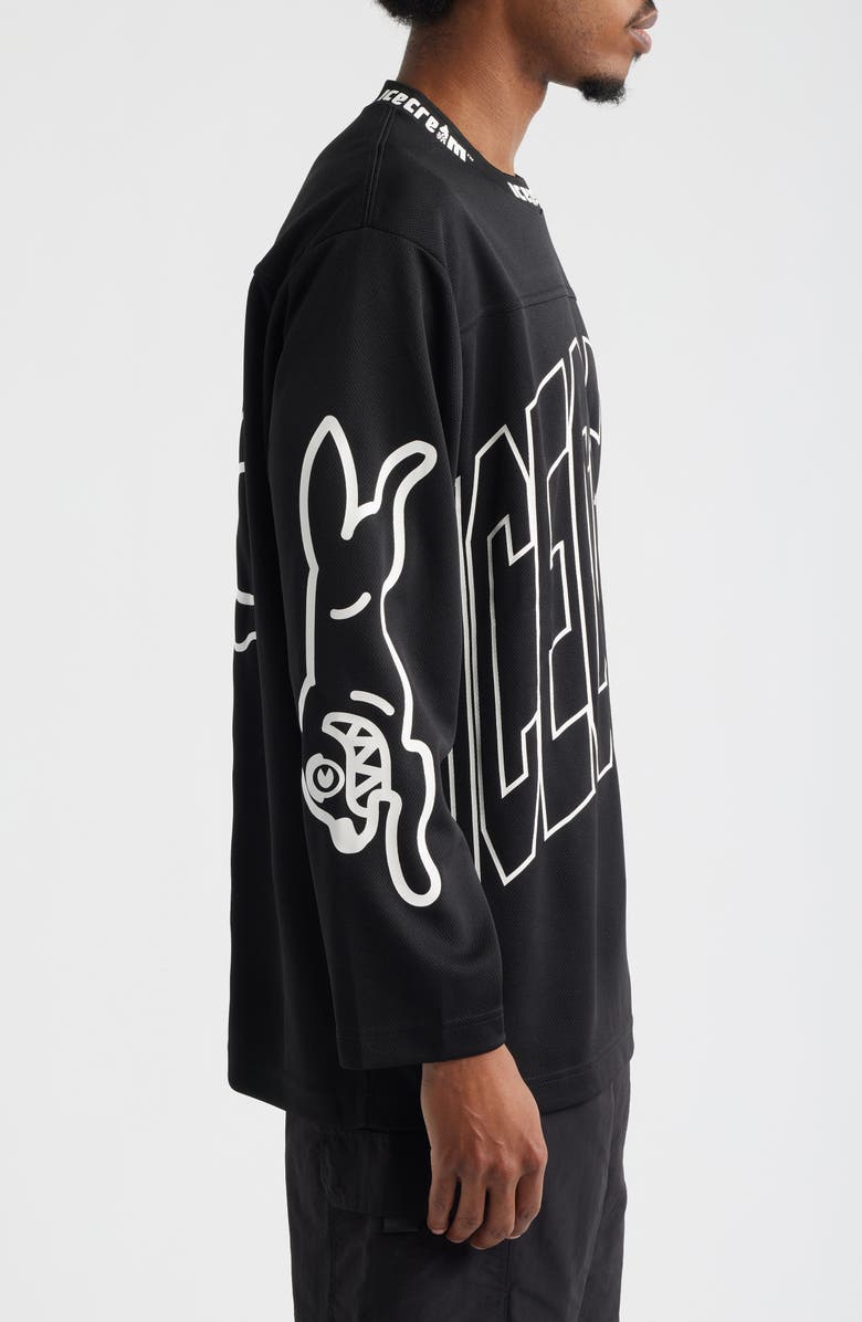 ICECREAM Hyperdrive Oversize Long Sleeve Graphic T-Shirt, Alternate, color, Black