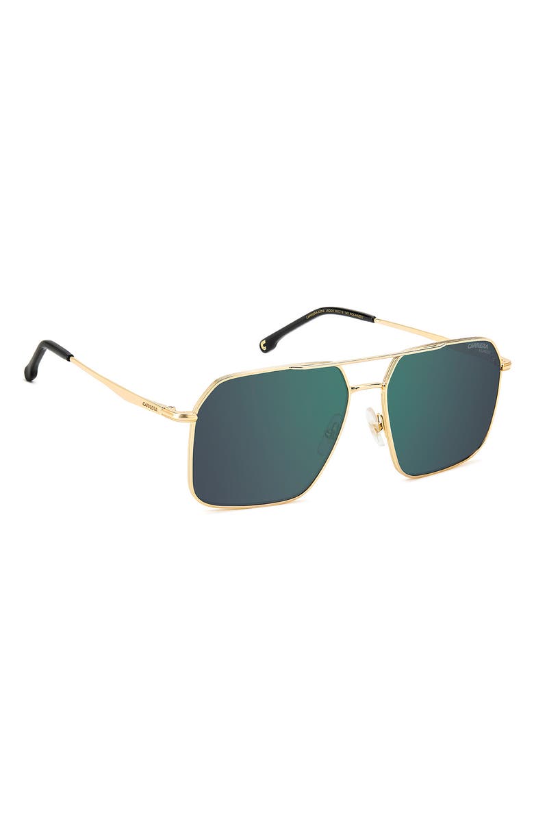 Carrera Eyewear 59mm Navigator Sunglasses, Alternate, color, Gold