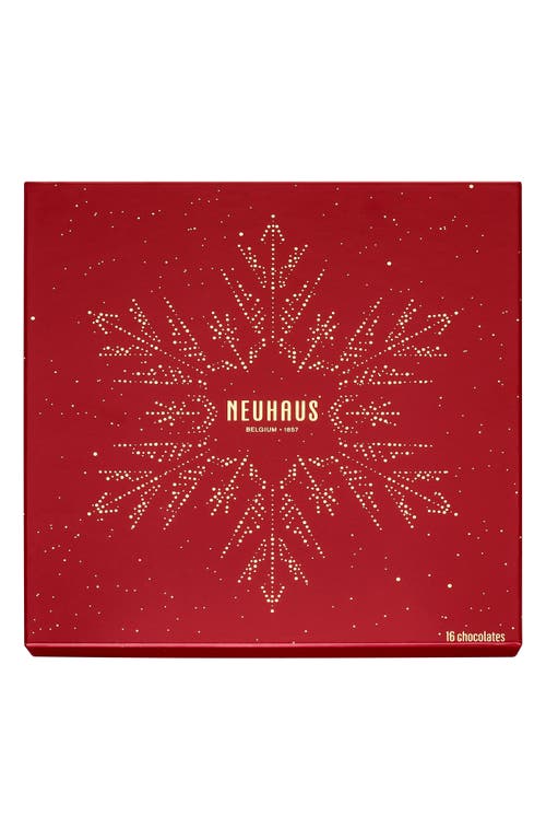 NEUHAUS 16-Piece Holiday Chocolate Special Winter Gift Box in Red 