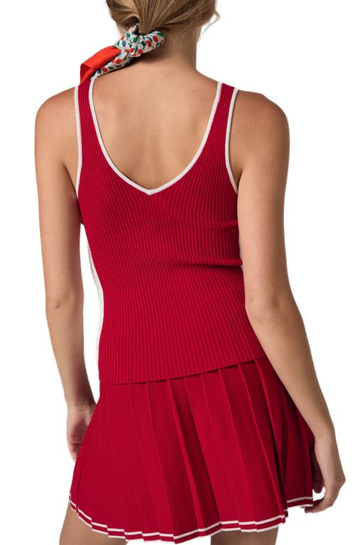 Alp N Rock Bailey Rib Tank In Red