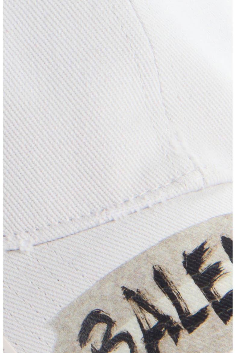 Masking Tape Logo Baseball Cap, Alternate, color, 9017 DIRTY WHITE