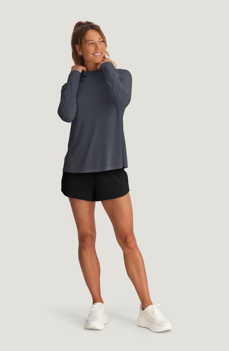 Free Fly Lightweight Performance II Hoodie, Alternate, color, Storm Cloud