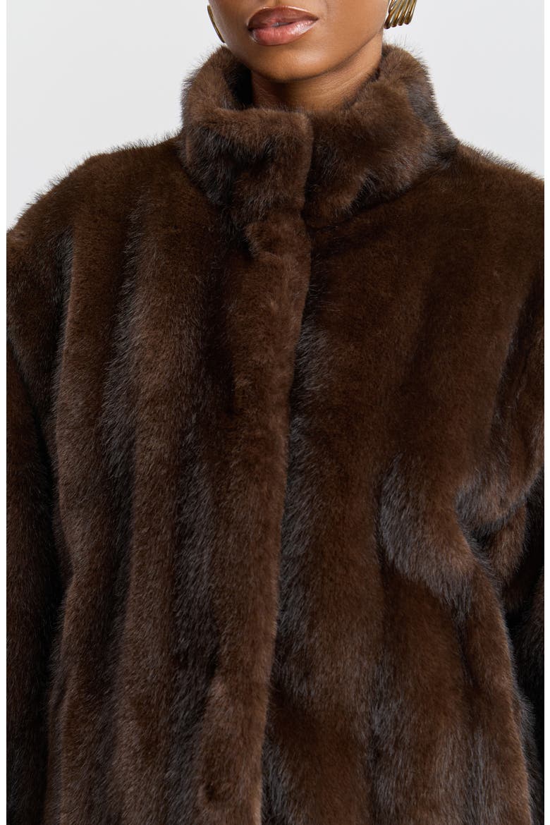 Faux Fur Jacket, Alternate, color, BUSTELO