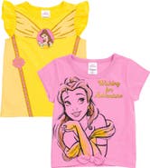 Disney Princess 2-Pack Short Sleeve T-Shirts