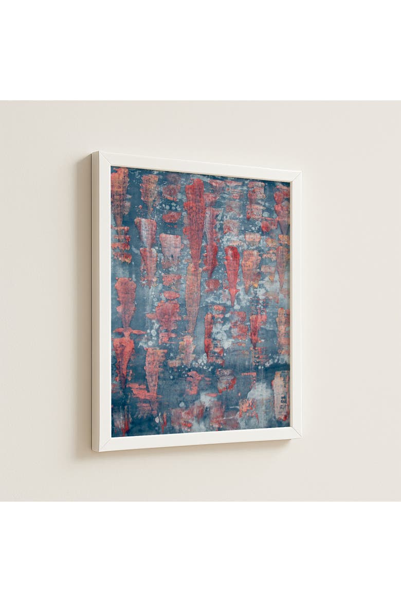Crystallize Framed Small Print, Alternate, color, Red