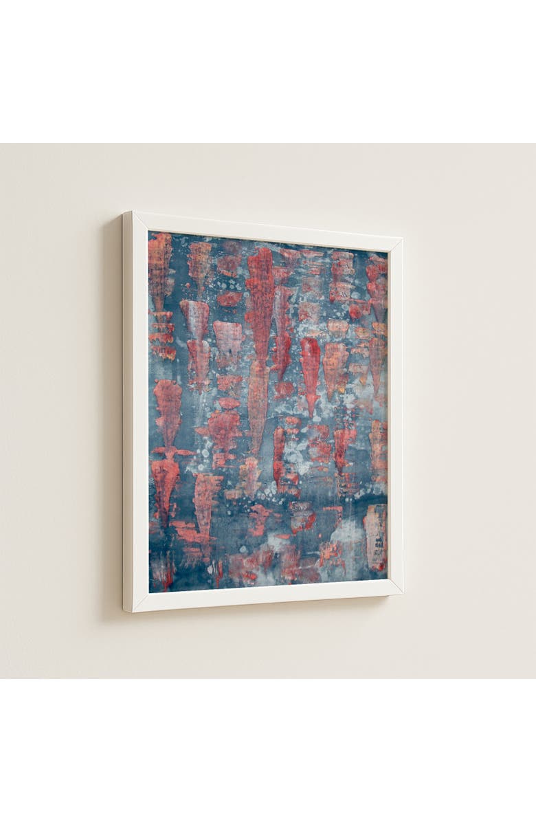 Artxtiles Crystallize Framed Small Print, Alternate, color, Red