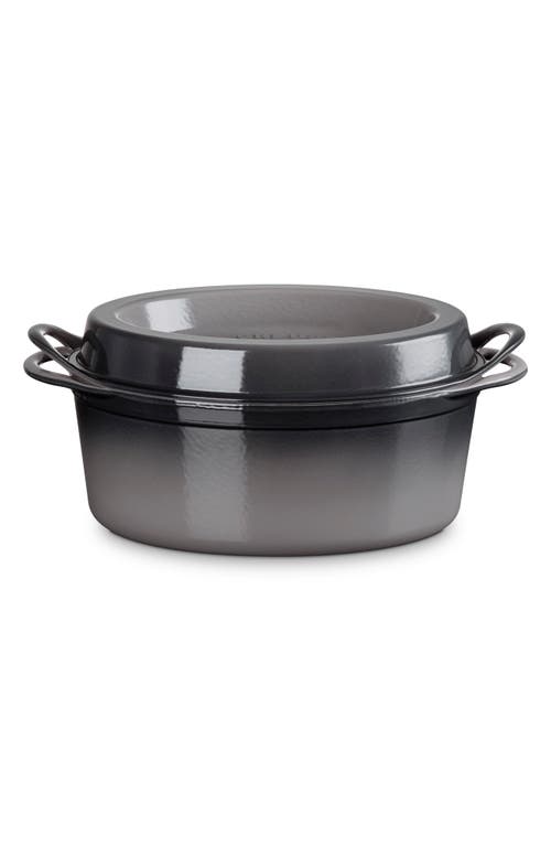 Le Creuset Enamel Cast Iron Doufeu In Gray