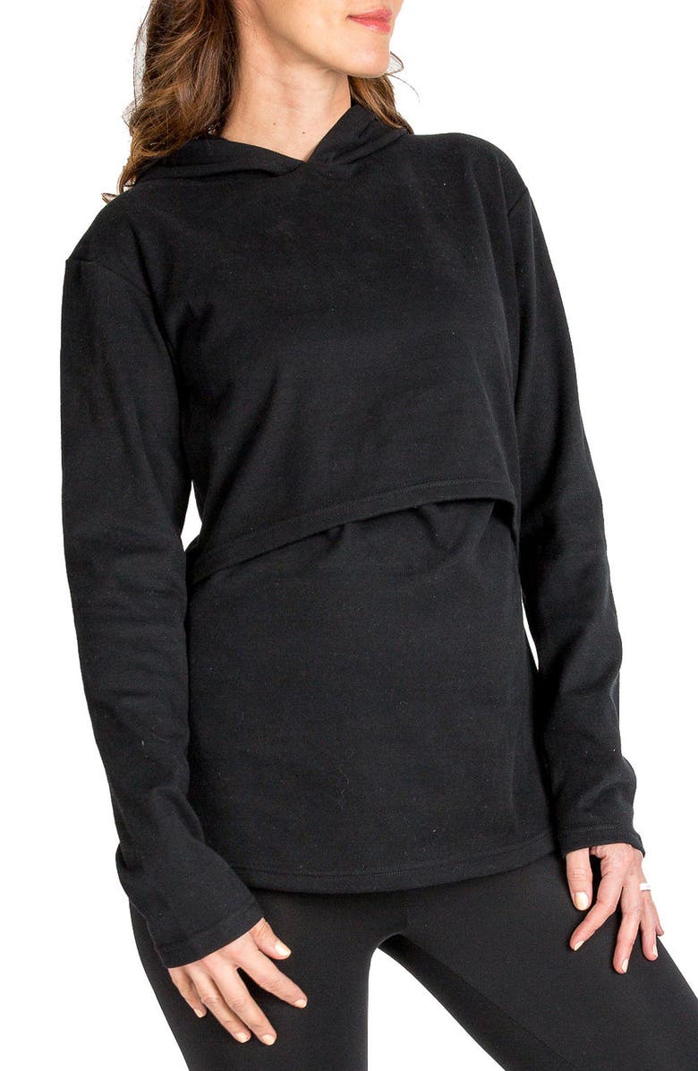 Nom Maternity Rory Maternity/Nursing Hoodie, Alternate, color,