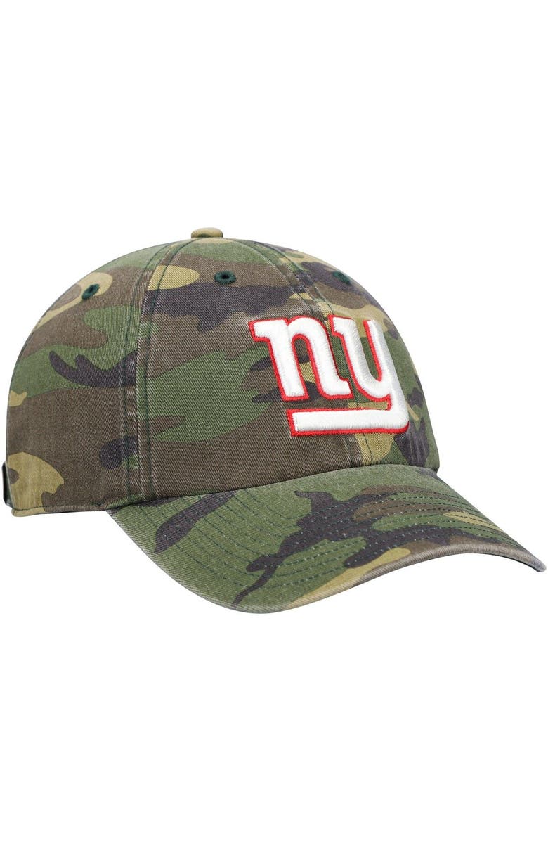 '47 Men's '47 Camo New York Giants Woodland Clean Up Adjustable Hat, Alternate, color,