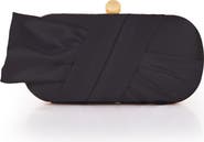 BADGLEY MISCHKA Margo Satin Tie Minaudiere