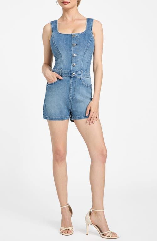 Guess Sunni Sleeveless Stretch Denim Romper