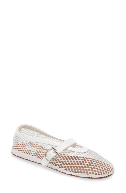 Fishnet Ballerina Flat (Women)