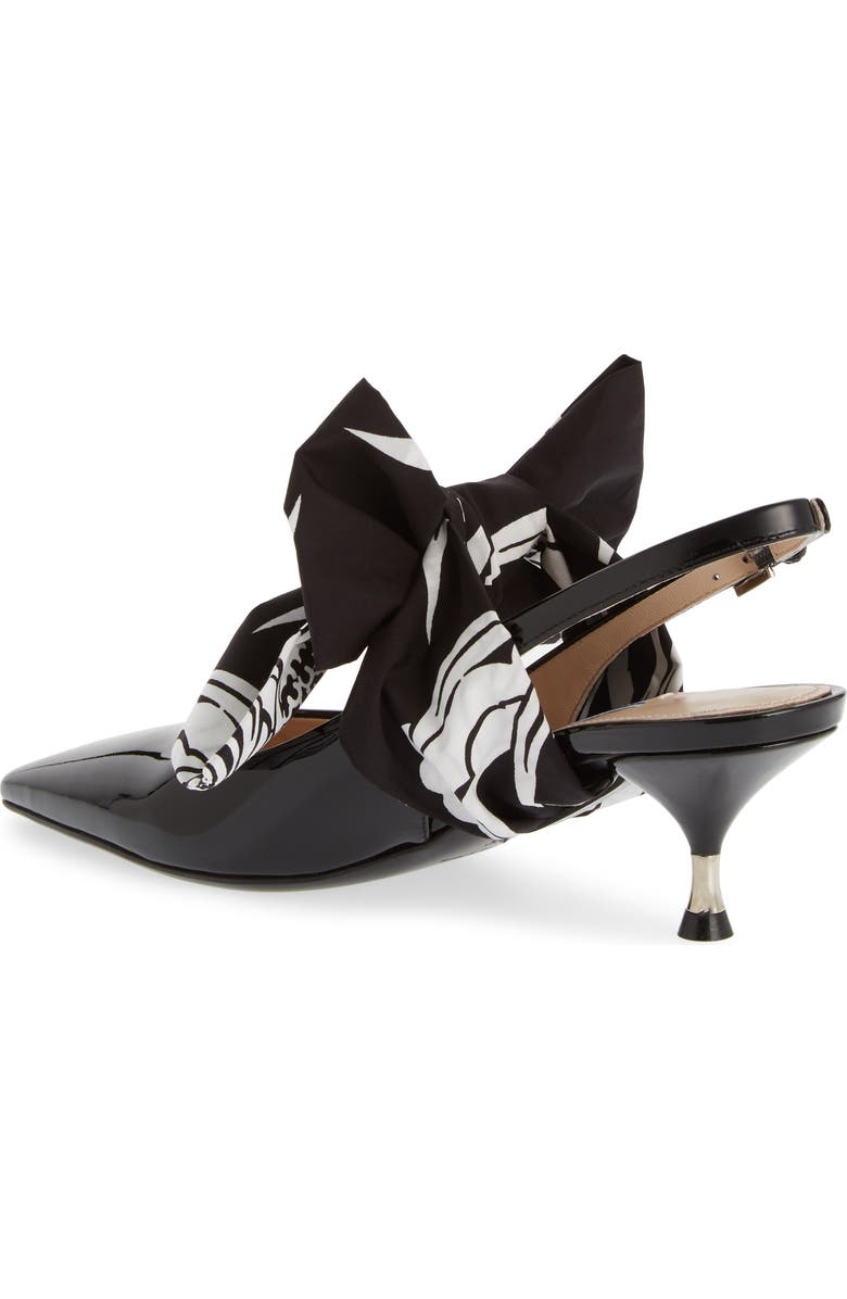 Prada Bow Pointy Toe Pump, Alternate, color,