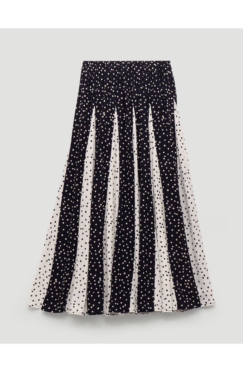 Hush Oti Polka Dot Godet Midi Skirt, Alternate, color, Tiny Polka Dot Mix