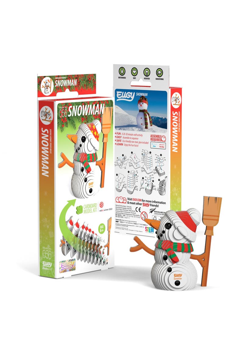 Snowman 3D Puzzle, Main, color, No Color