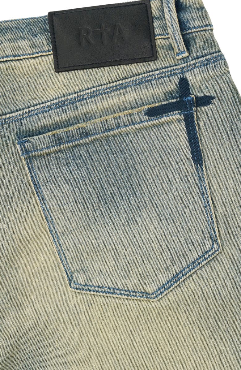 RtA Bryant Tinted Skinny Jeans, Alternate, color, 