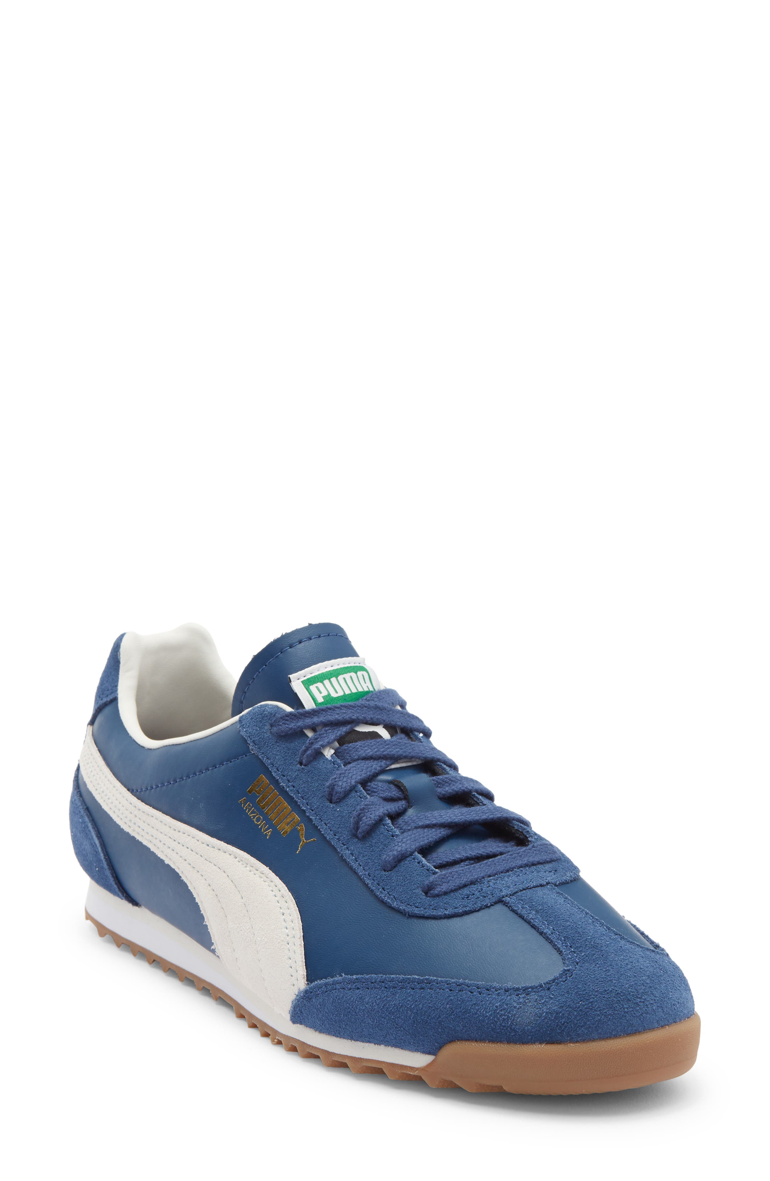 PUMA Arizona Retro Sneaker, Main, color, Navy