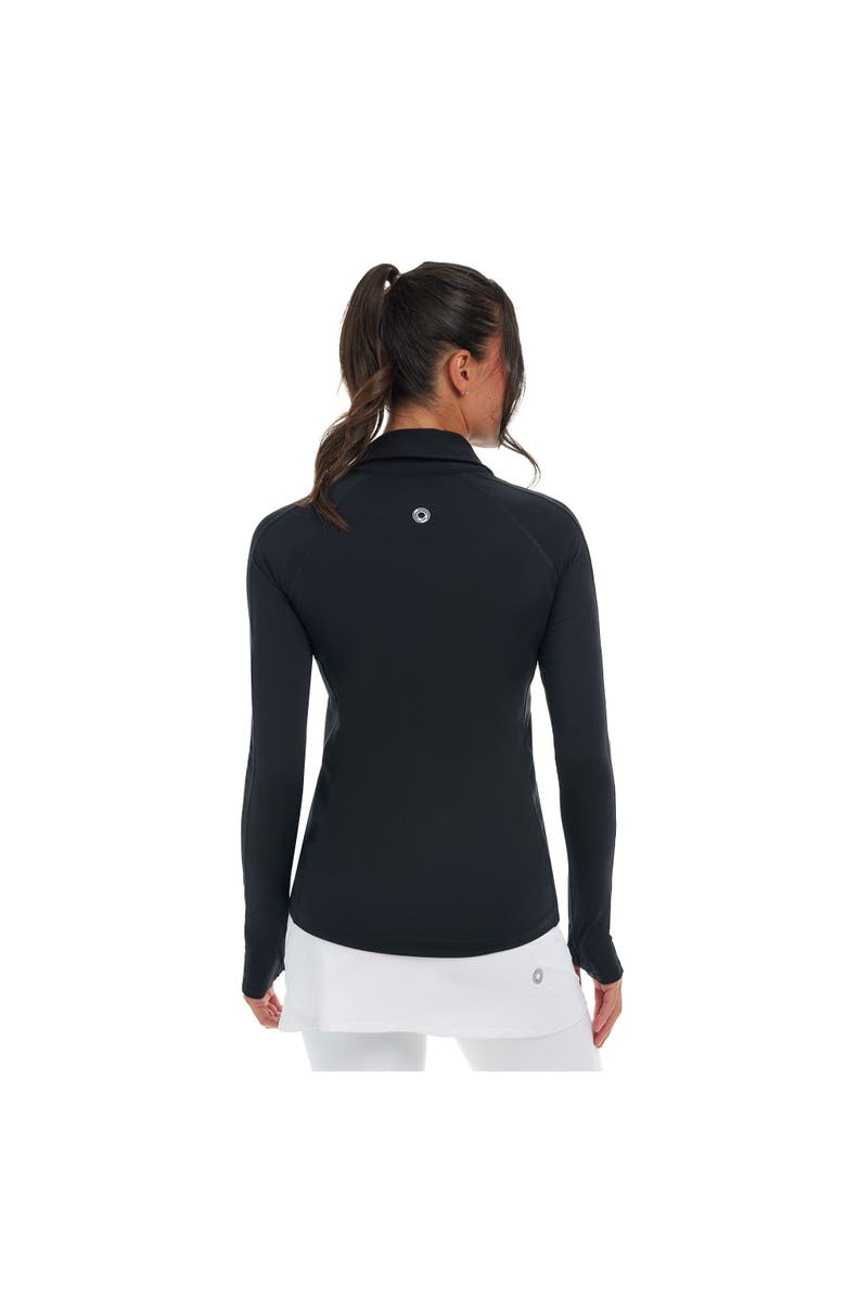 BloqUV Women's Quarter Zip Polo Shirt, Alternate, color, Black
