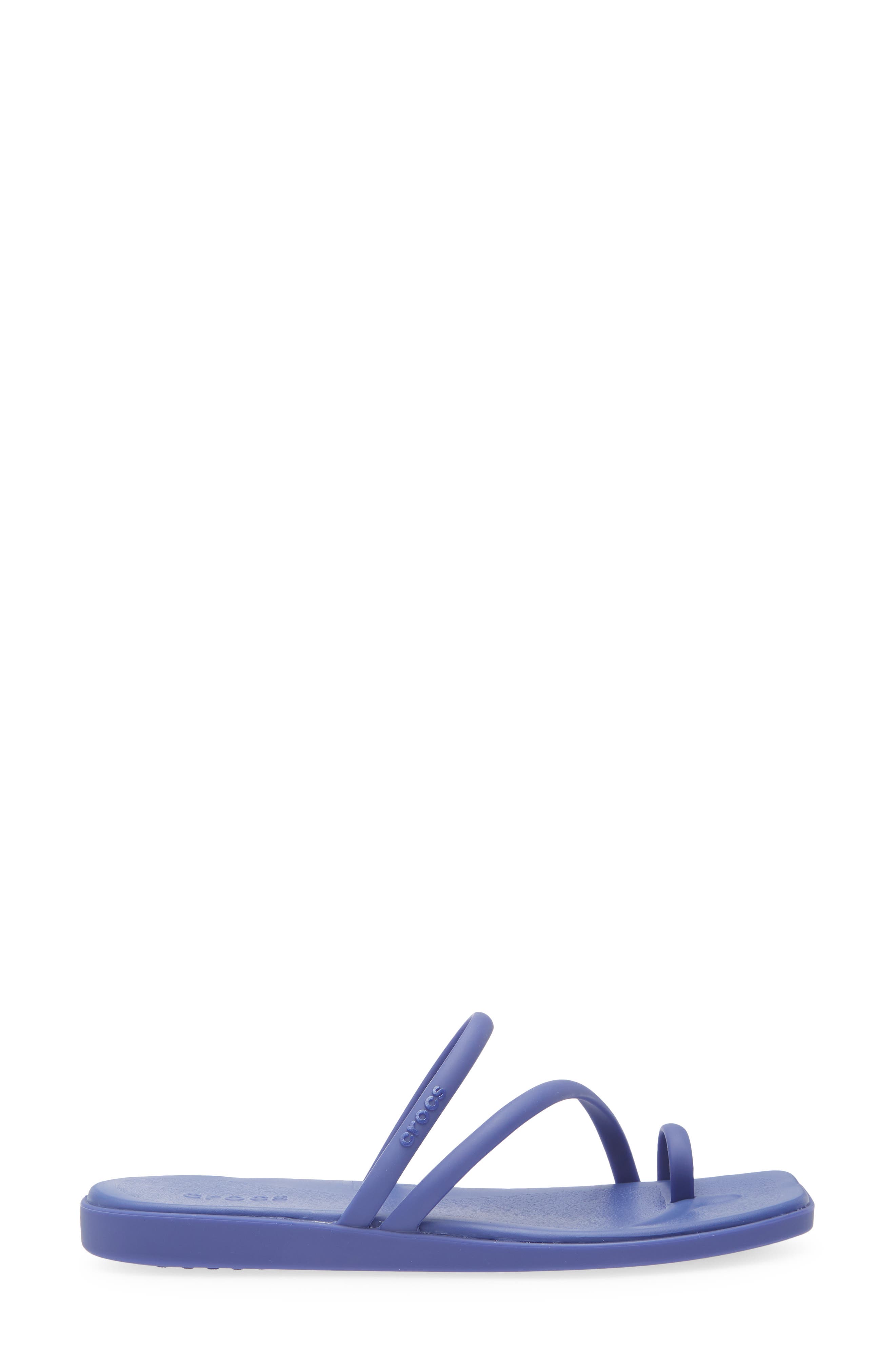 CROCS Miami Toe Loop Sandal, Alternate, color, Sapphire