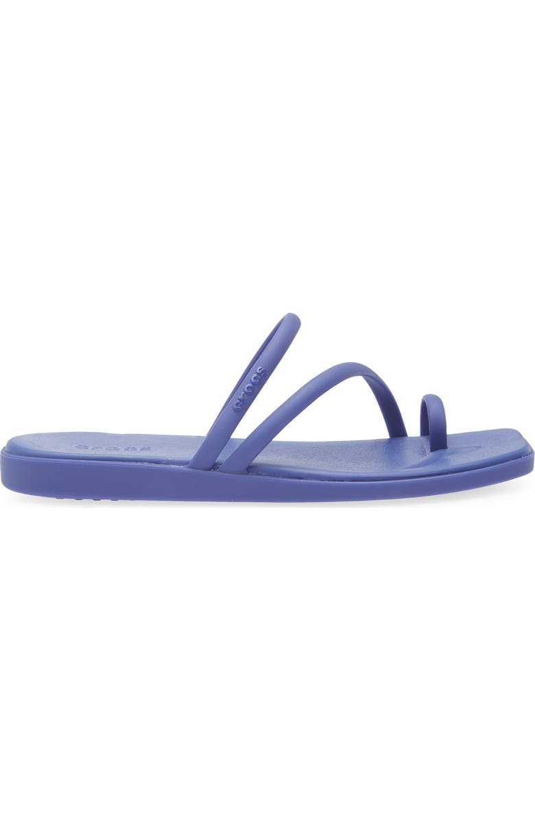 CROCS Miami Toe Loop Sandal, Alternate, color, Sapphire