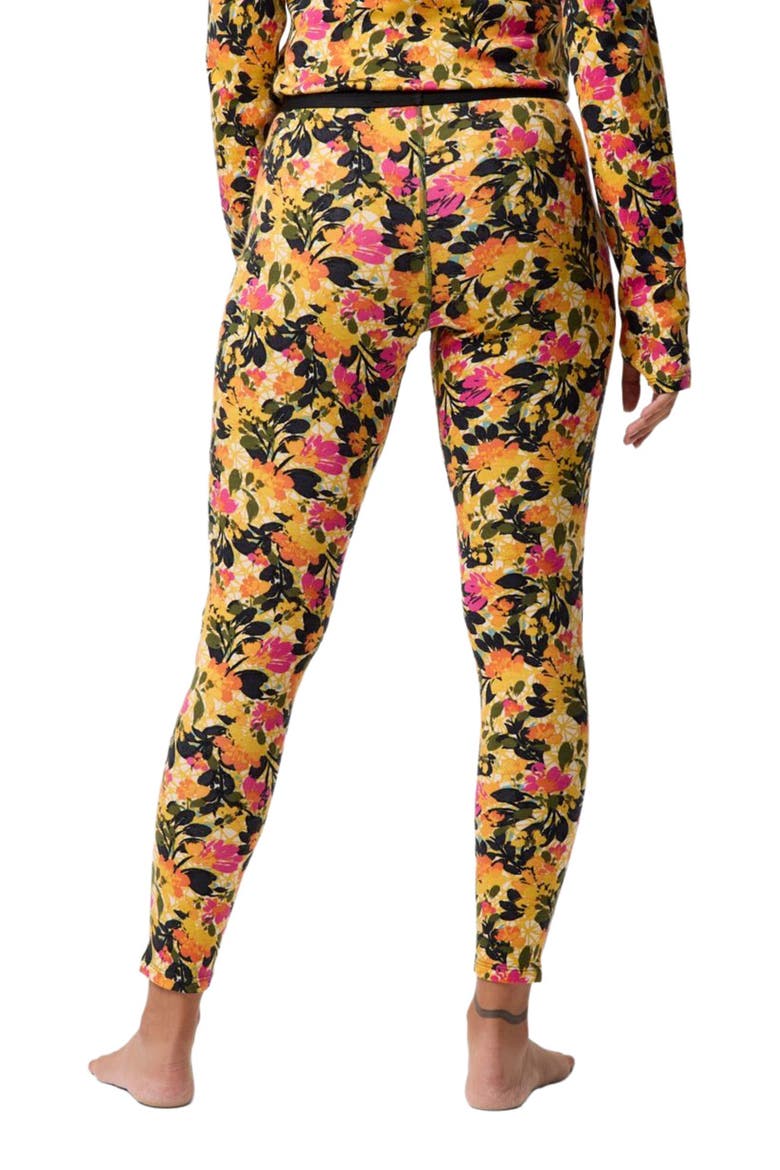 Cedars Rws Merino Mid-Wt Baselayer Bottom - Women's, Alternate, color, Wild Floral Print