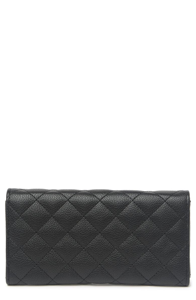 Steve Madden Quilted Trifold Wallet, Alternate, color, 