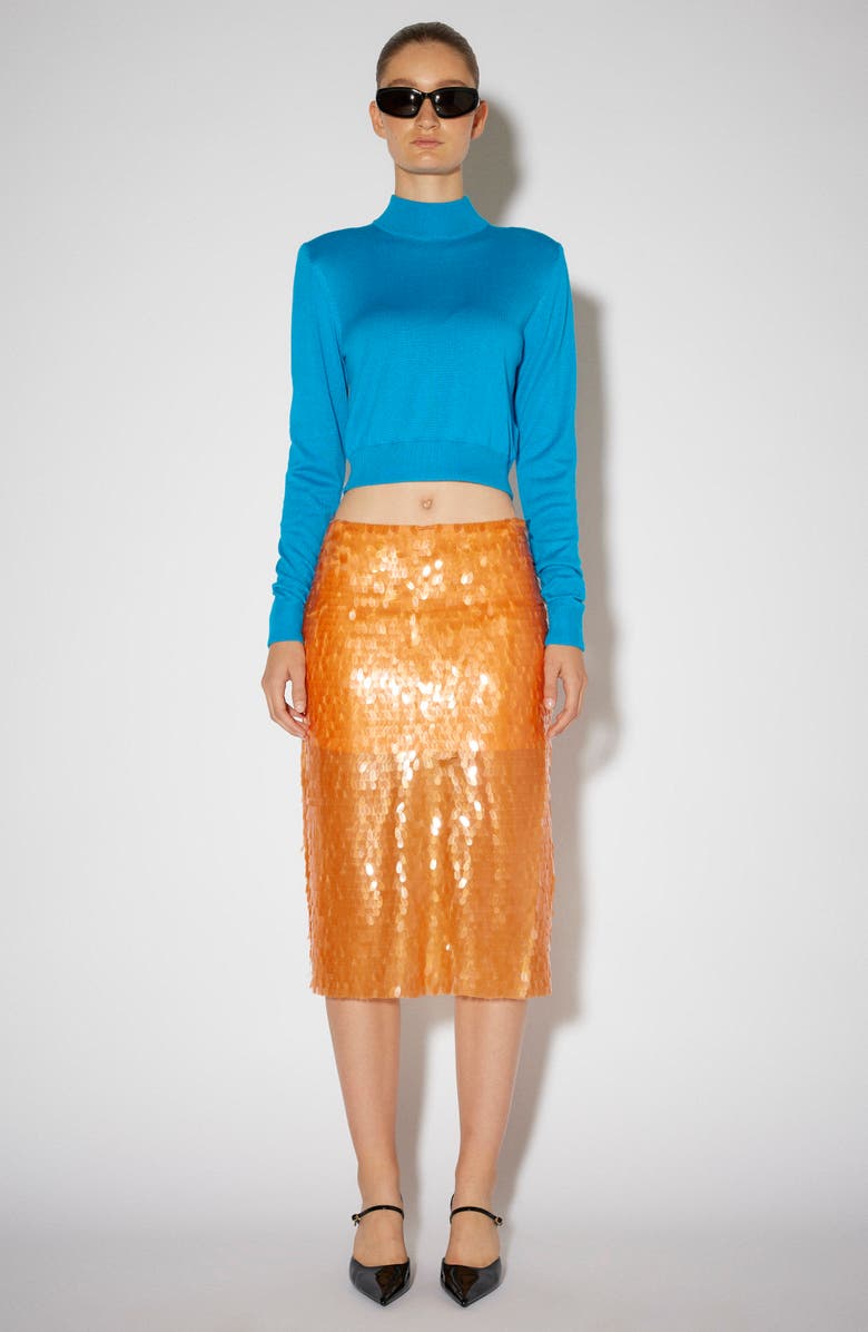 SOMETHING NEW Grace Paillette Skirt, Alternate, color,