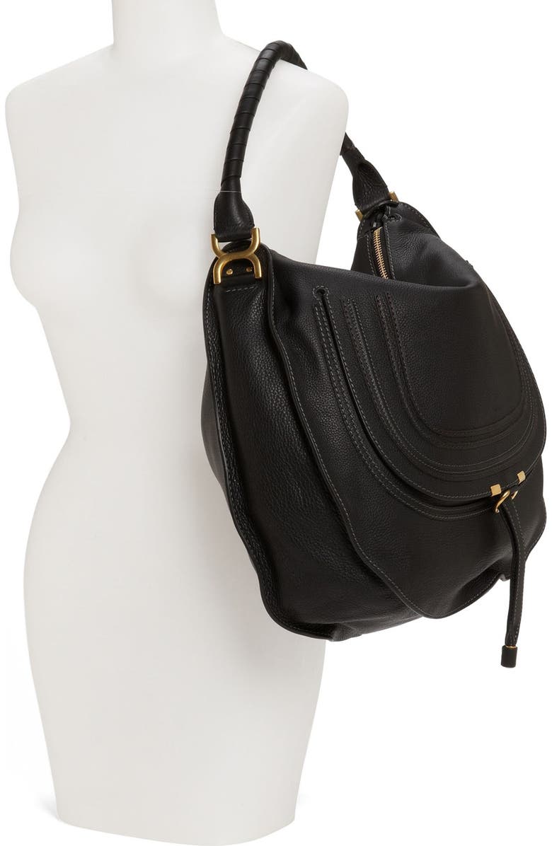 Chloé 'Marcie - Large' Leather Hobo, Alternate, color,